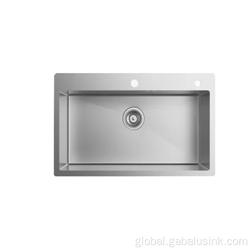 Single Bowl Handmade Kitchen Sink Simple Home Stainless Handmade Kitchen Sink Supplier